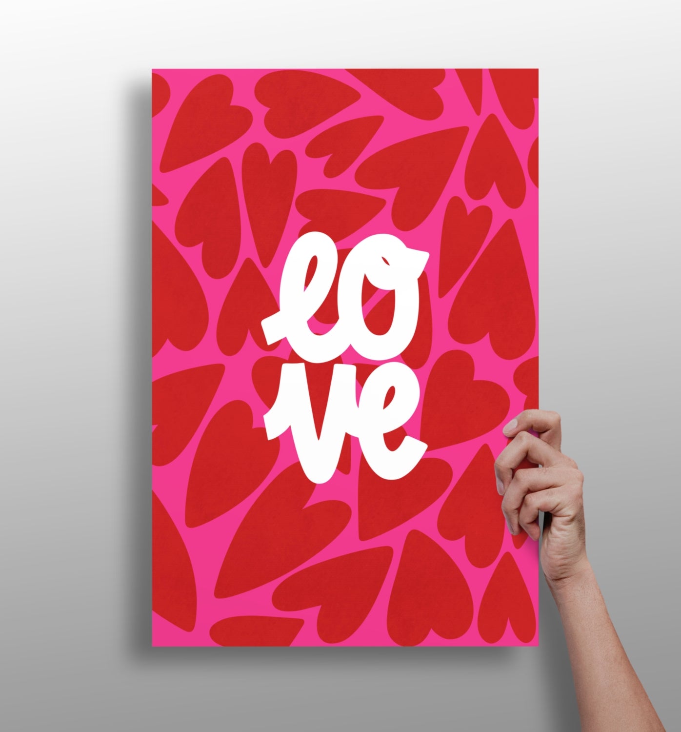 Love Aluminum Print – Wall Decoration