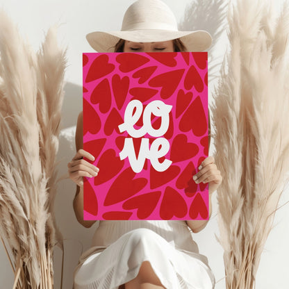 Love Aluminum Print – Wall Decoration