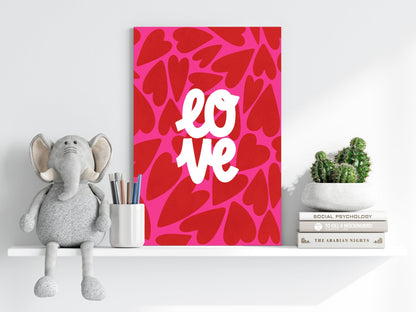 Love Aluminum Print – Wall Decoration