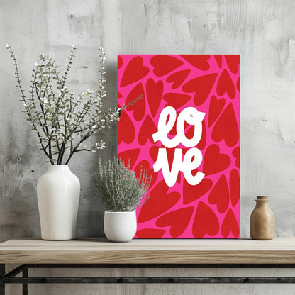 Love Aluminum Print – Wall Decoration