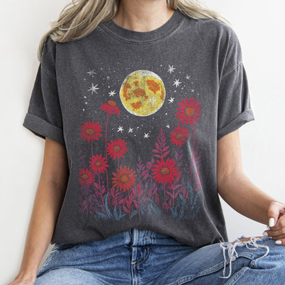 Bohemian Moon Garden - Comfort Colors Tshirt – T-Shirt