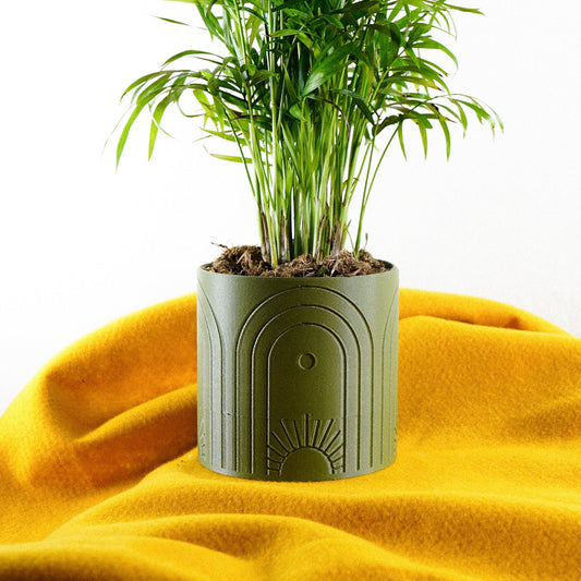 Boho Sun Planter – Rainbow (color varies) Pots & Planters