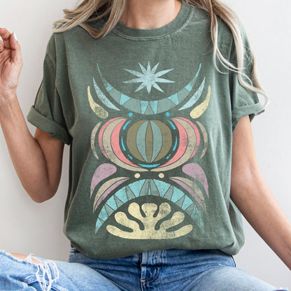 Boho Celestial Star - Comfort Colors Tshirt – T-Shirt