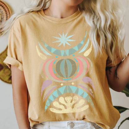 Boho Celestial Star - Comfort Colors Tshirt – T-Shirt