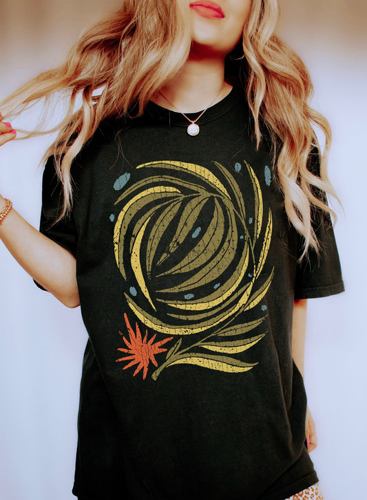 Abstract Ferns Vintage - Comfort Colors Tshirt – T-Shirt