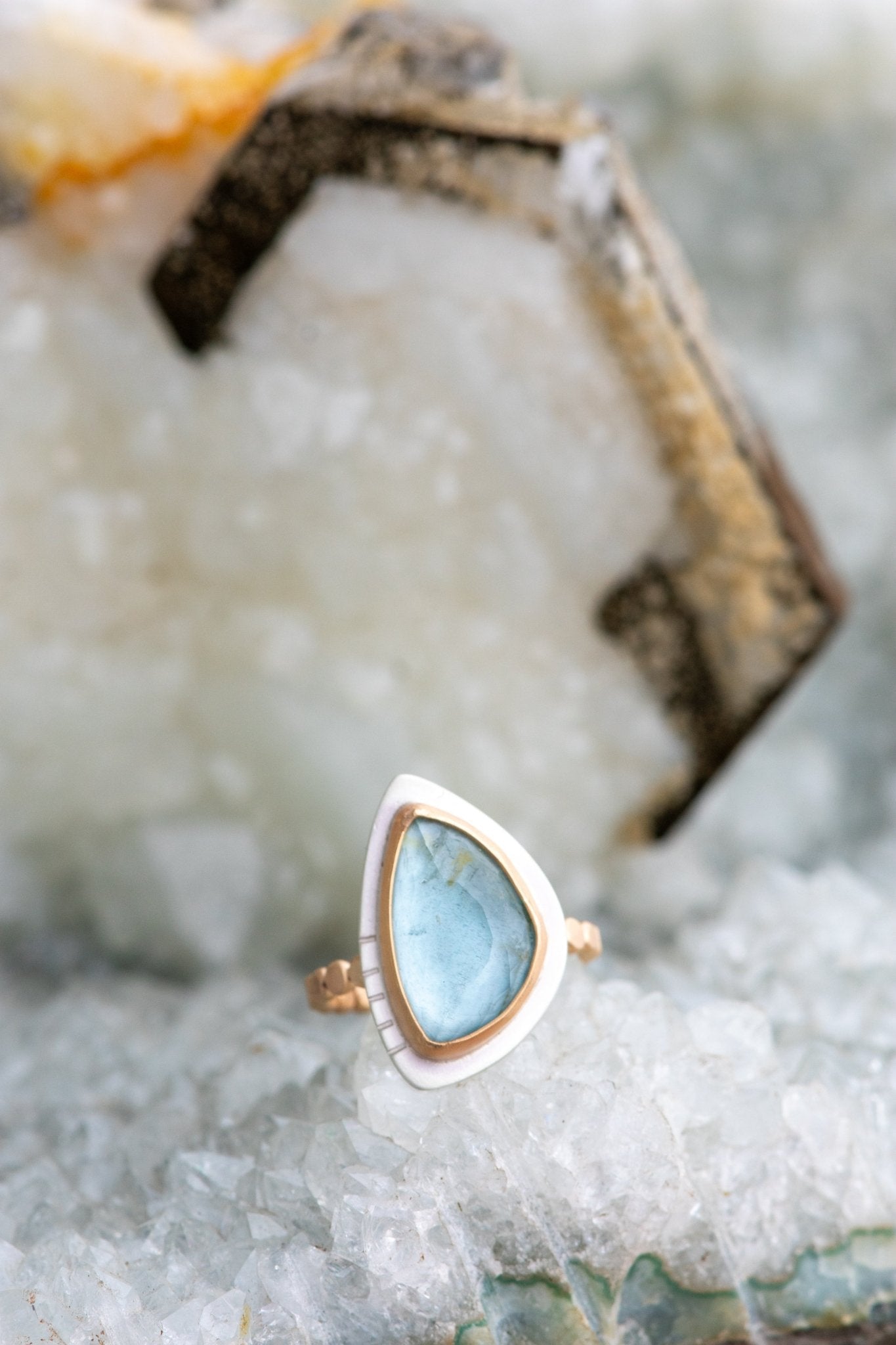 BRIGHTER AQUAMARINE RING