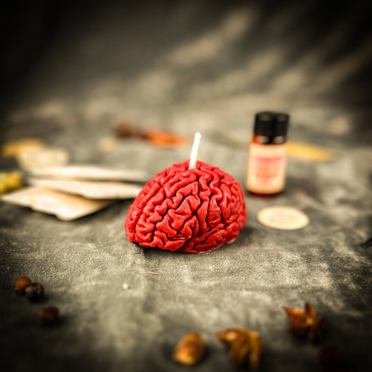 Focus Candle Spell Kit - Mental Clarity Brain Fog – Red (Motivation) Candle Spell Kit