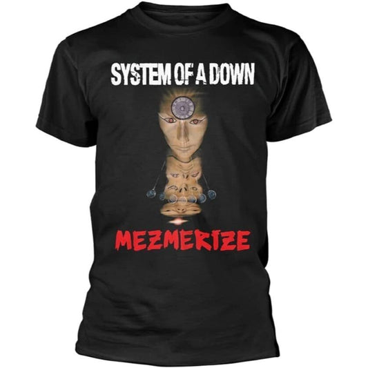 System of a Down Band T-Shirt - Mesmerize Album Tee - Official SOAD Merch – XXL Men's T-shirts
