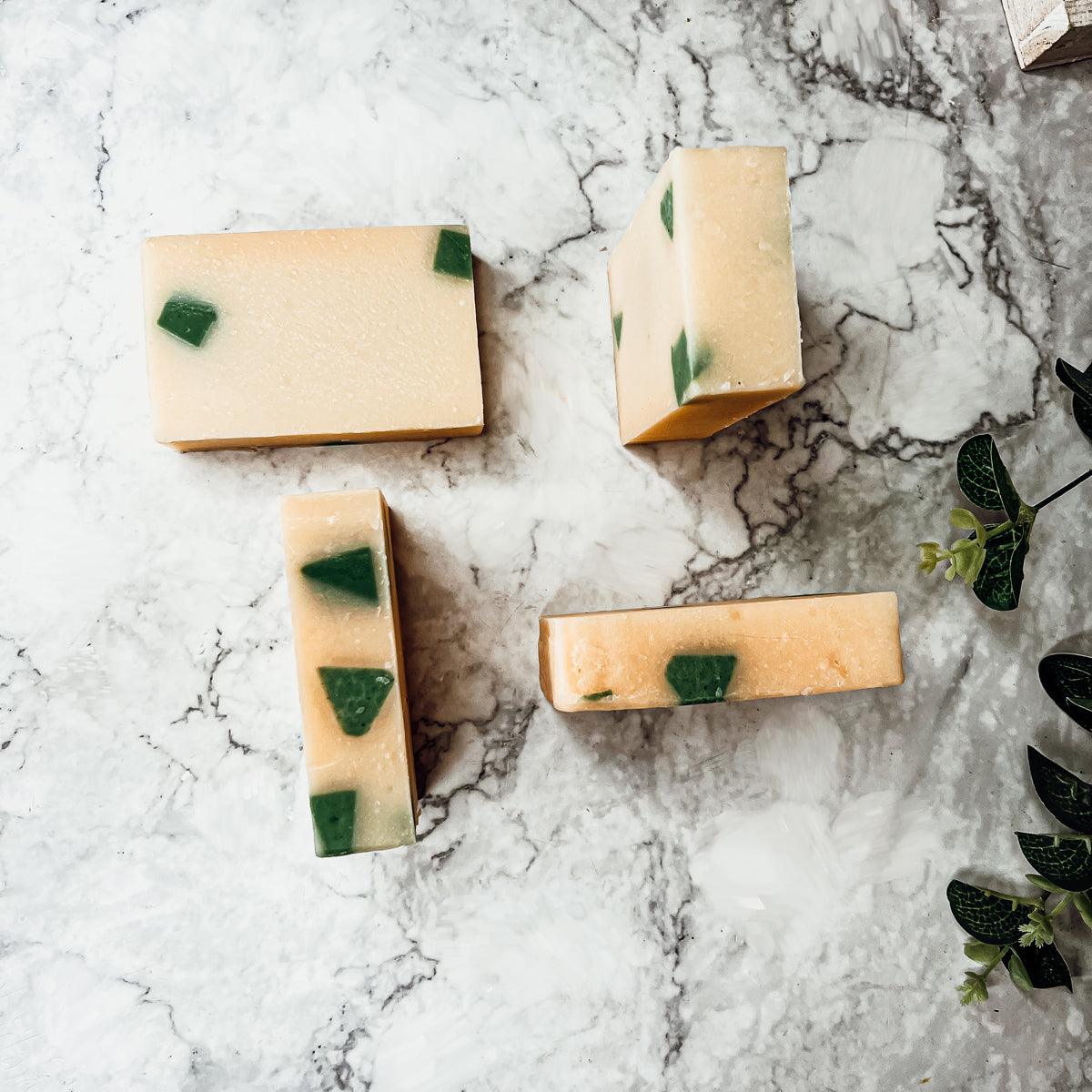 Avocado-Olive-Sunflower-Lemon - handmade soap