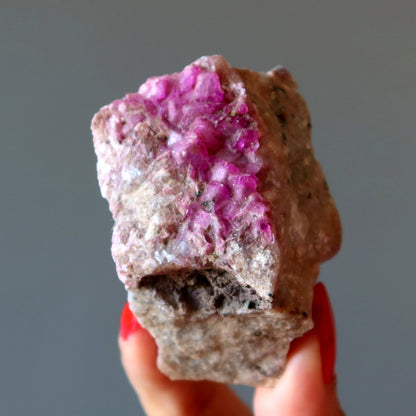 Cobaltoan Calcite Crystal Cluster | Natural Pink Calcite Specimen – Clusters