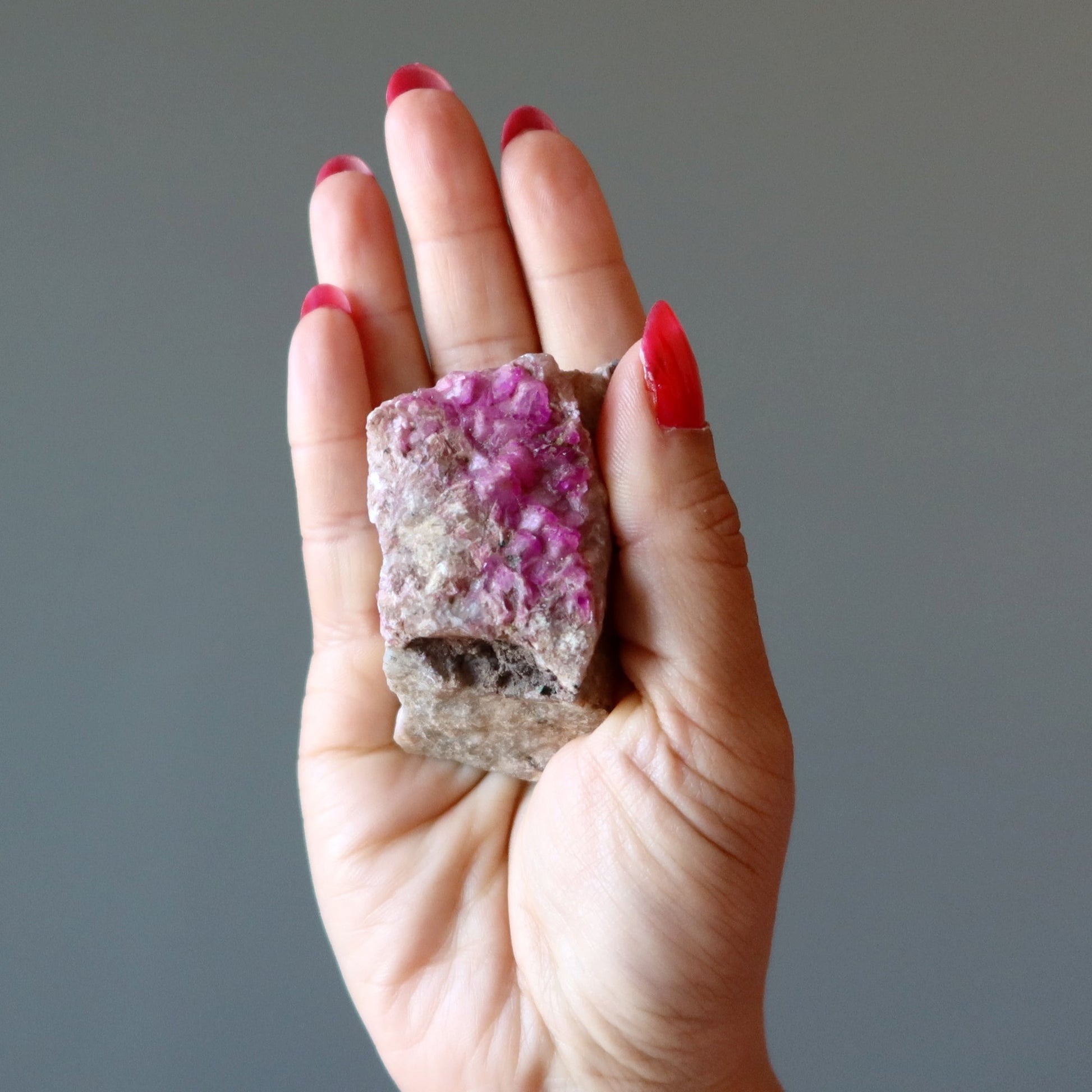 Cobaltoan Calcite Crystal Cluster | Natural Pink Calcite Specimen – Clusters