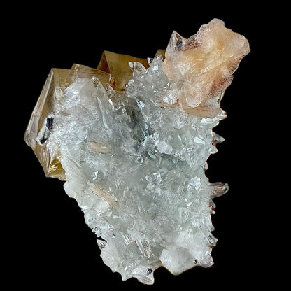 Calicite on Apophyllite & Chalcedony | High Quality Mineral | Indian Minerals | Superb Minerals | Fine Mineral | Collectors Piece – Calcite