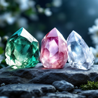 Moonlight Garden Crystal-Enhanced Reed Oil Diffuser, 3oz/100ml