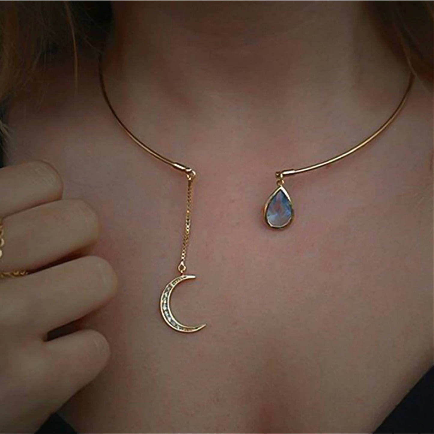 Moondrop Choker Necklace