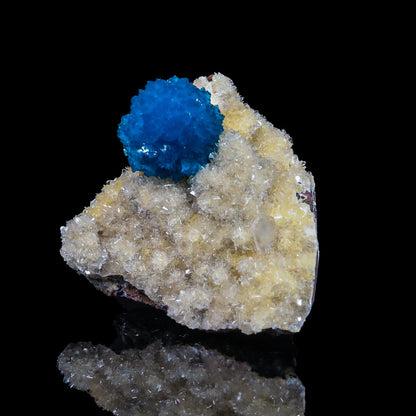 Cavansite on Heulandite (Rare Find) Natural Mineral Specimen – Cavansite