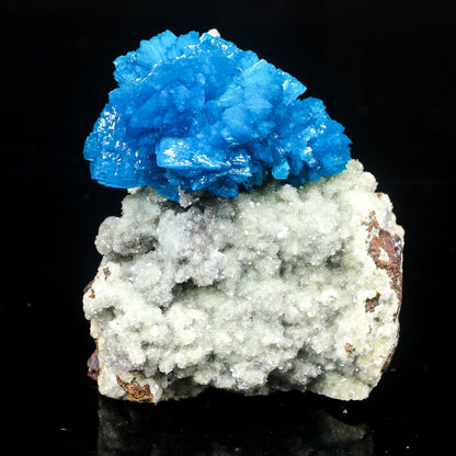 Cavansite on Heulandite (Rare Find) Natural Mineral Specimen – Cavansite