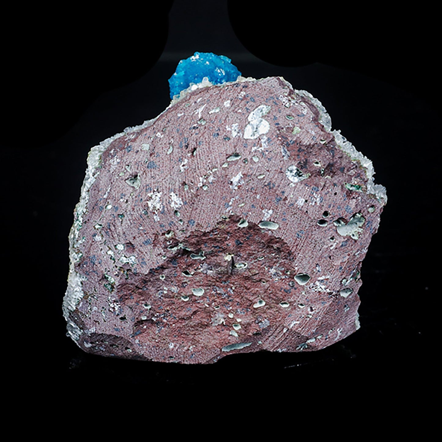 Cavansite on Heulandite (Rare Find) Natural Mineral Specimen – Cavansite