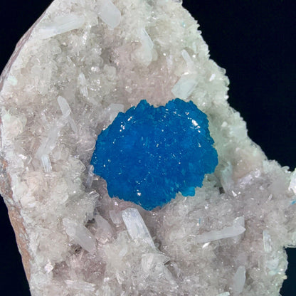 Cavansite on Heulandite & Stilbite | SELF STANDING | High Quality Mineral | Indian Mineral | Superb Minerals | Fine Mineral | Collection – Cavansite
