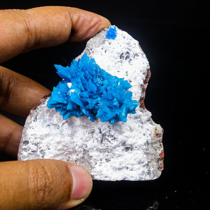 Cavansite on Mordenite (Rare Find) Natural Mineral Specimen – Cavansite
