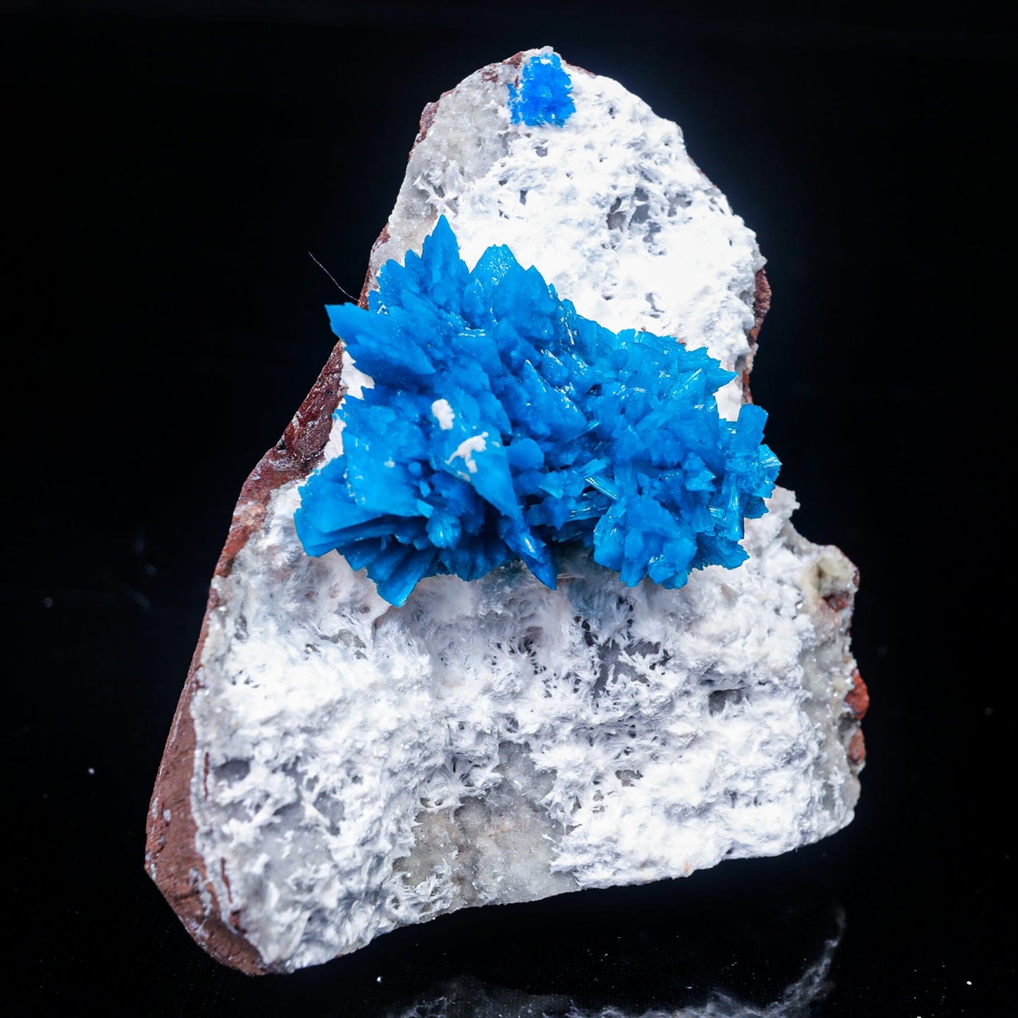 Cavansite on Mordenite (Rare Find) Natural Mineral Specimen – Cavansite