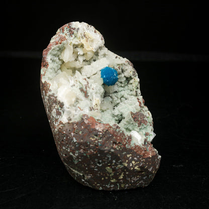 Cavansite on Heulandite (Rare Find) Natural Mineral Specimen – Cavansite