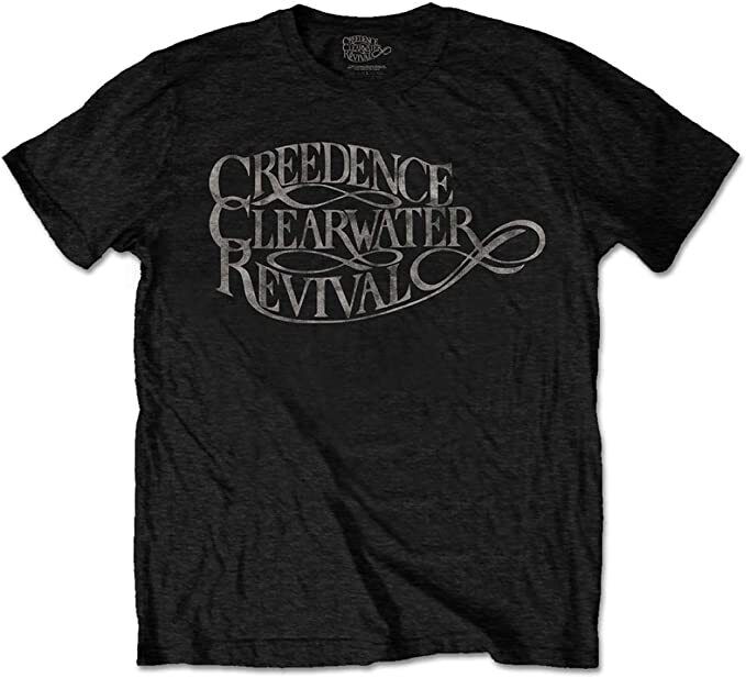 CCR Vintage Logo T-Shirt - Creedence Clearwater Revival – 2XL Clothing, Shoes & Accessories > Men > Men's Clothing > Shirts > T-Shirts