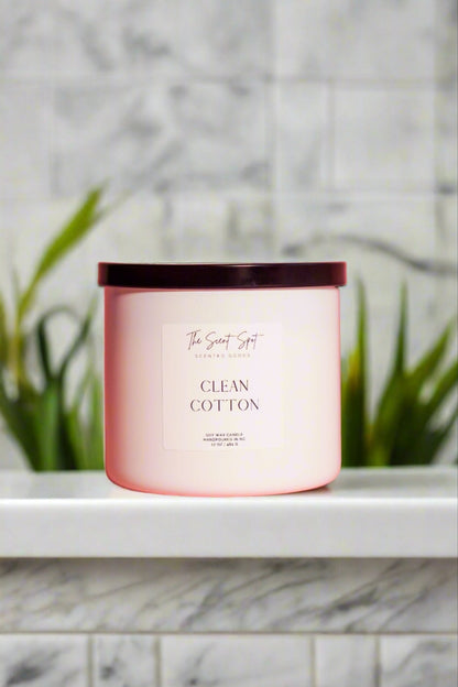3-Wick Soy Wax Candle, 7 Scents