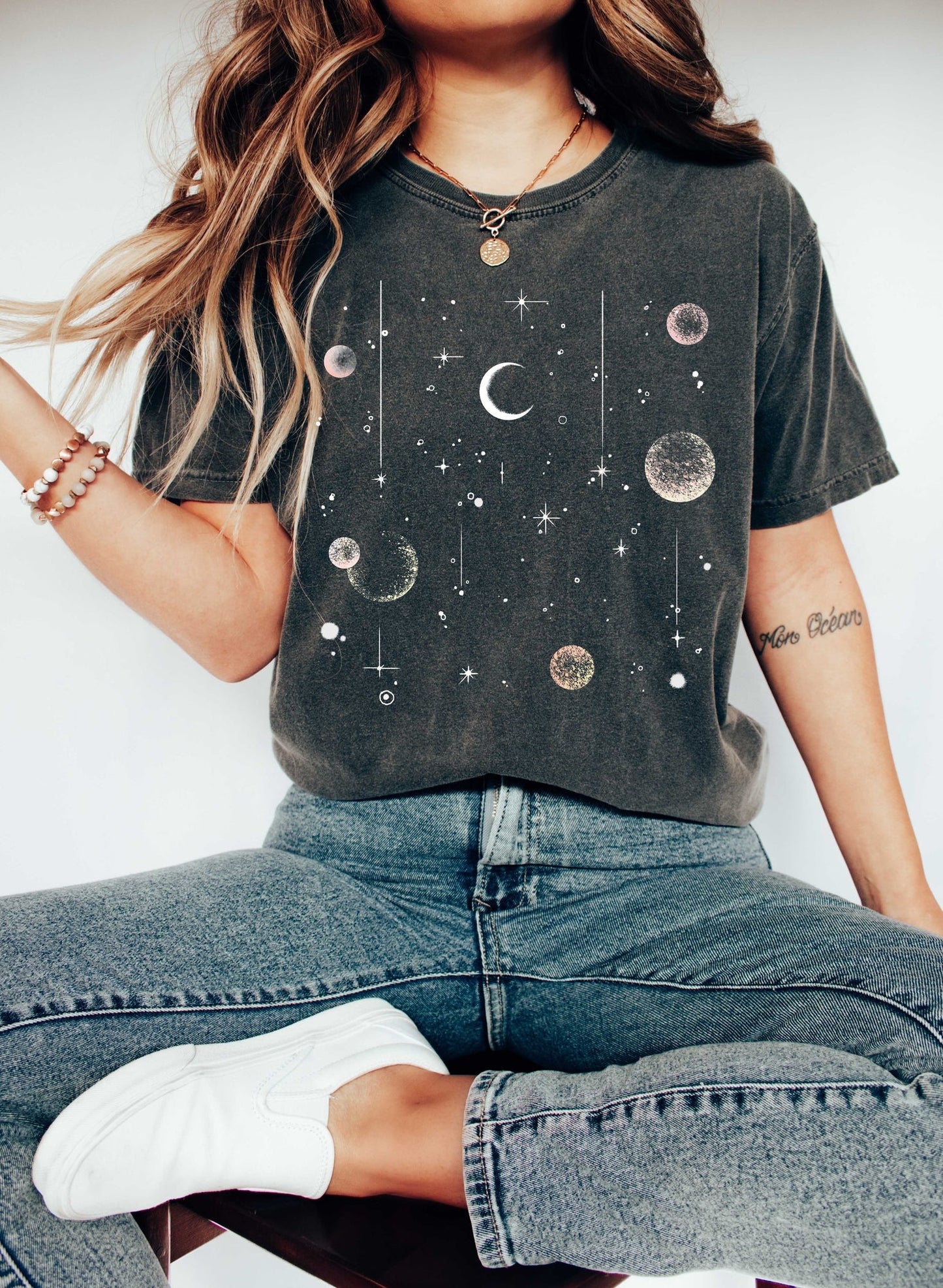 Sun, Moon and Stars -- Comfort Colors Tshirt