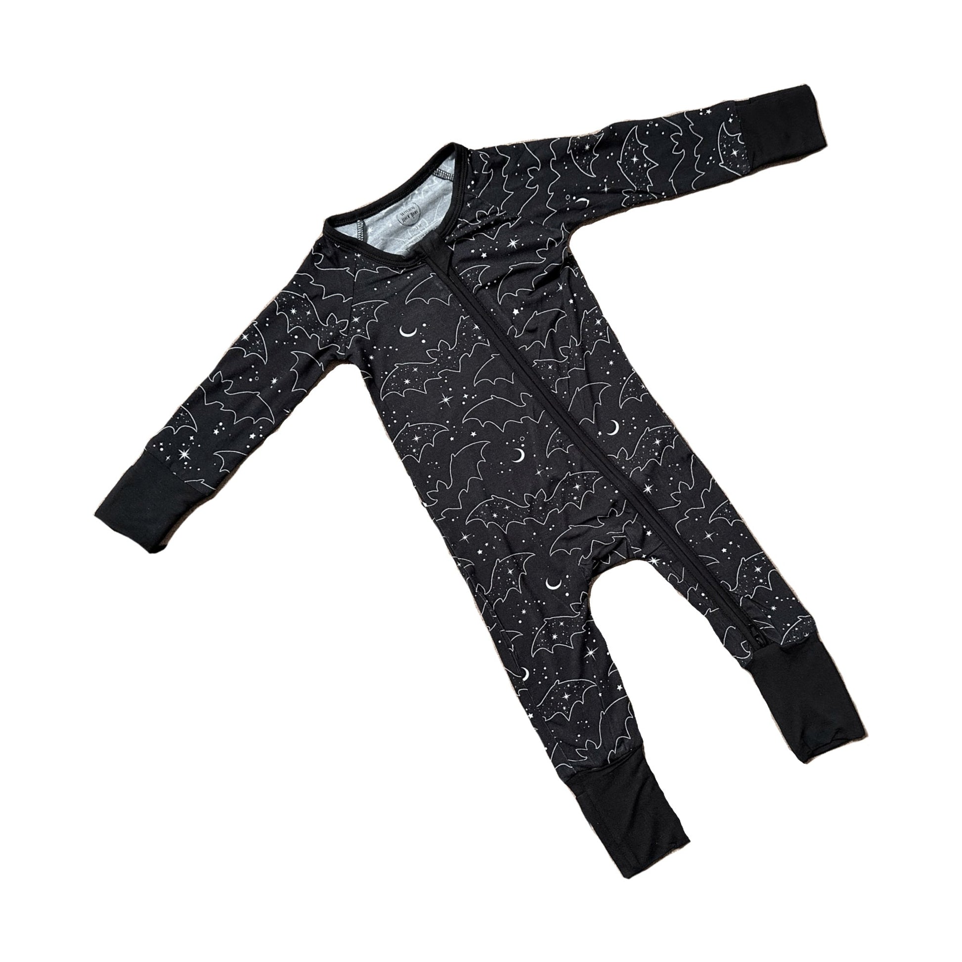 Celestial Bats Bamboo PJ Jumpsuit (Babies/Toddlers) – Kids Clothing