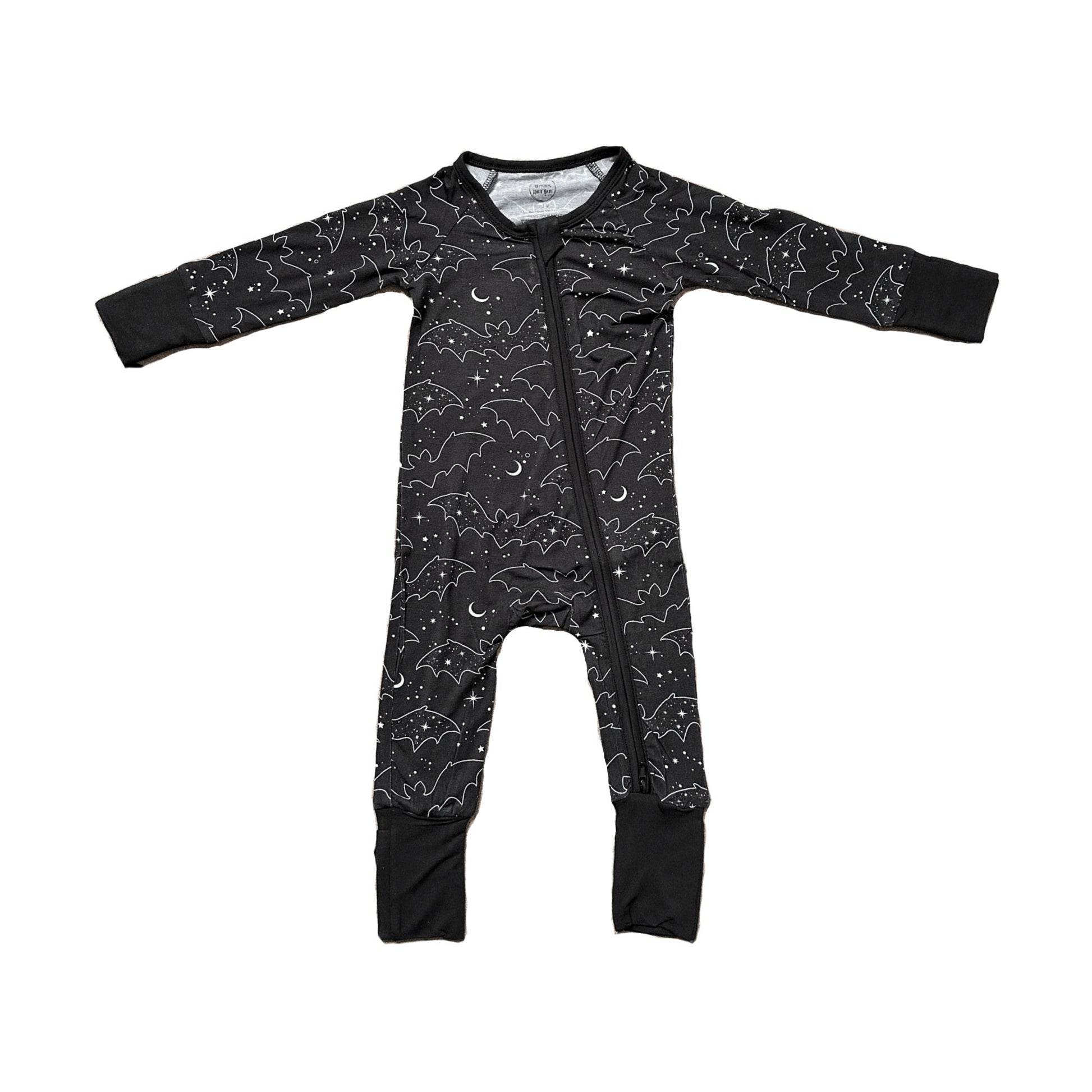 Celestial Bats Bamboo PJ Jumpsuit (Babies/Toddlers) – Kids Clothing
