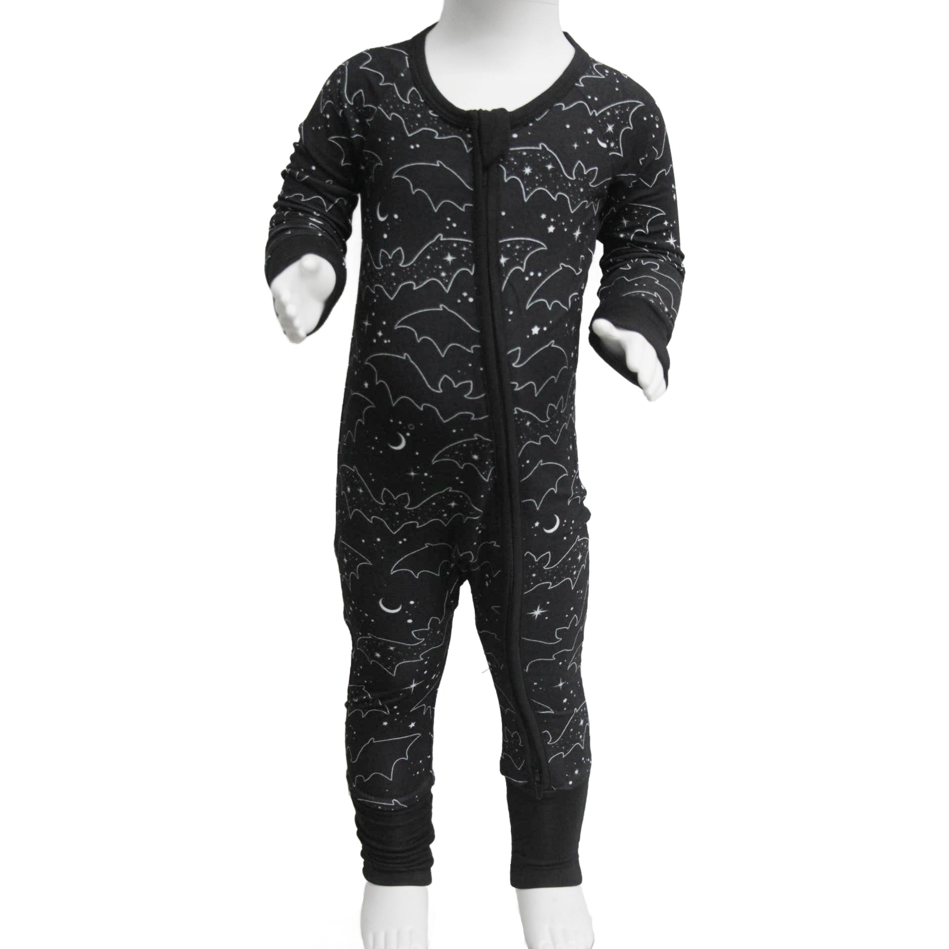 Celestial Bats Bamboo PJ Jumpsuit (Babies/Toddlers) – Kids Clothing