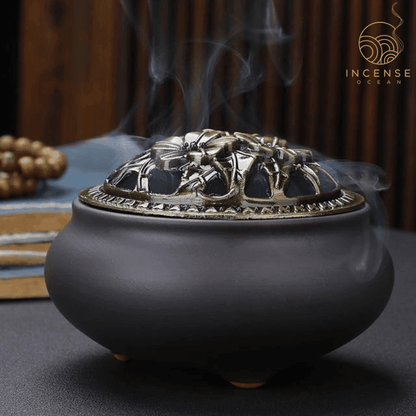 Ceramic Incense Holder – Modern Art Burner in Multiple Colors