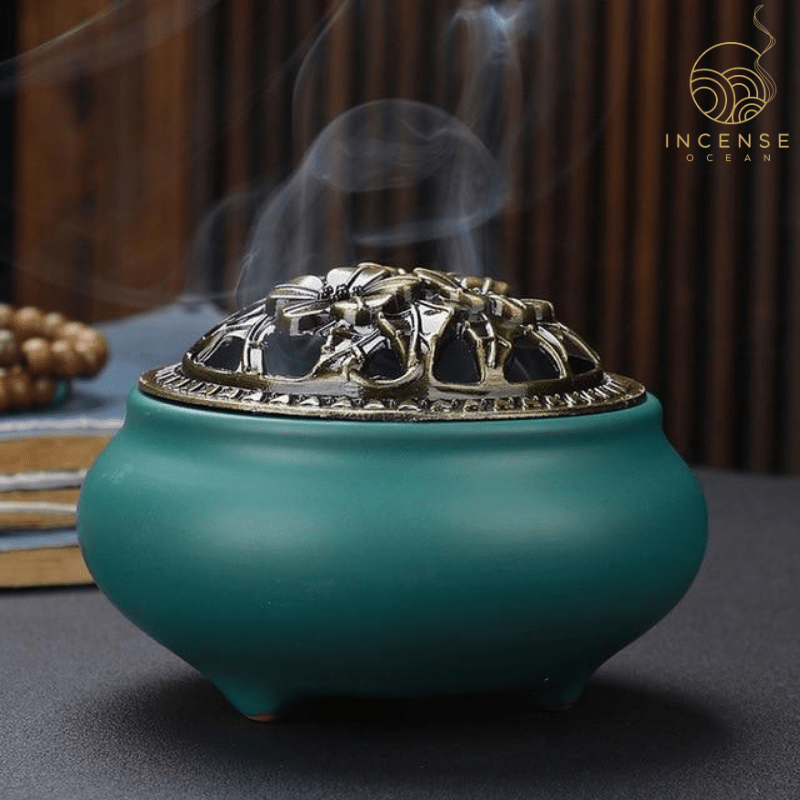 Ceramic Incense Holder – Modern Art Burner in Multiple Colors