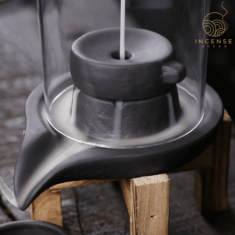 Ceramic Waterfall Incense Burner