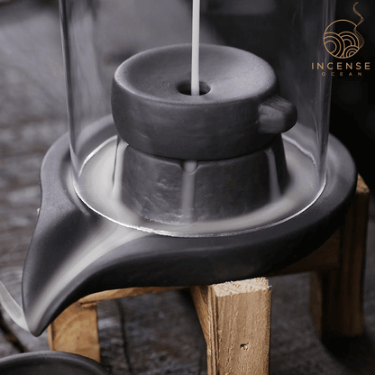 Ceramic Waterfall Incense Burner