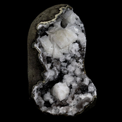Chabazite Pesudeo Crystals inside Chalcedony Vug Natural Mineral Specimen # B 4661 – Chabazite