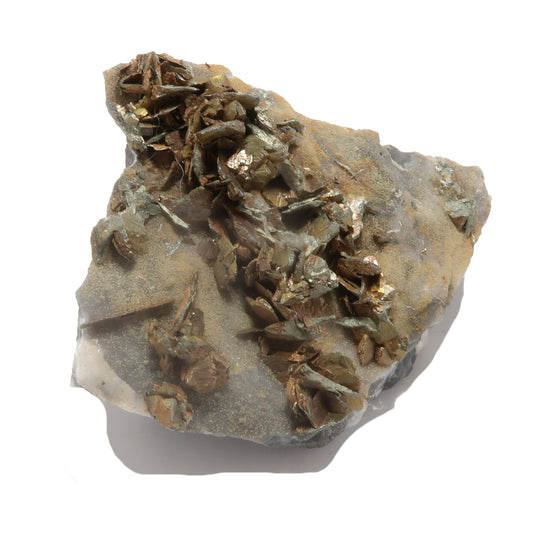 Chalcopyrite Crystal Cluster | Natural Peacock Ore Specimen – Clusters