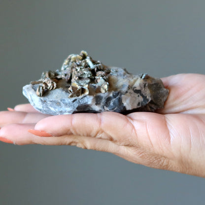 Chalcopyrite Crystal Cluster | Natural Peacock Ore Specimen – Clusters