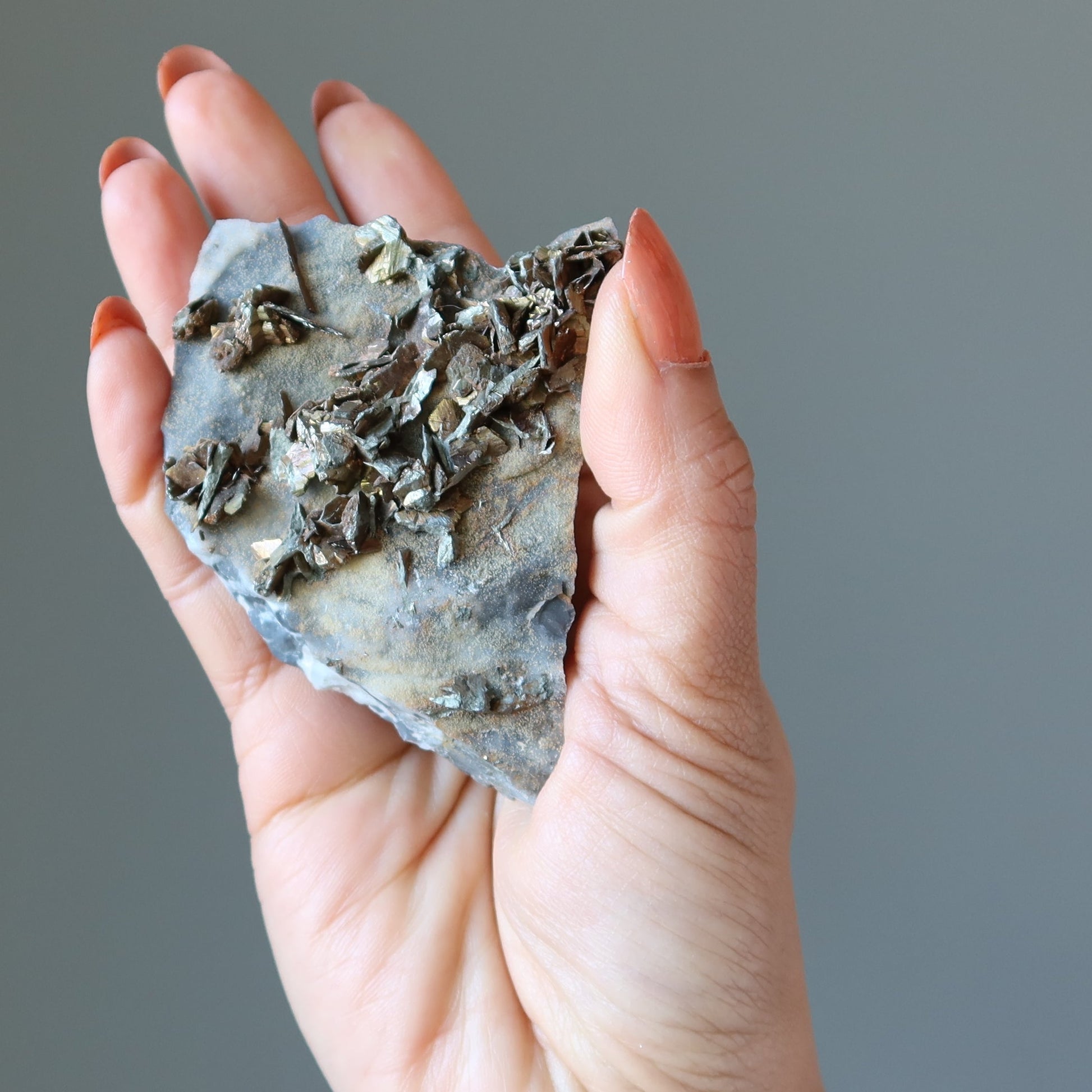 Chalcopyrite Crystal Cluster | Natural Peacock Ore Specimen – Clusters