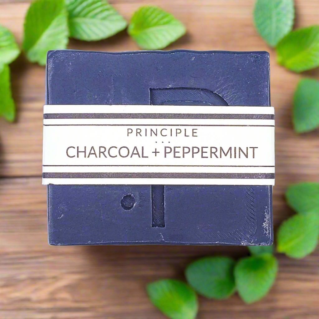 Charcoal + Peppermint Soap Bar – Soap