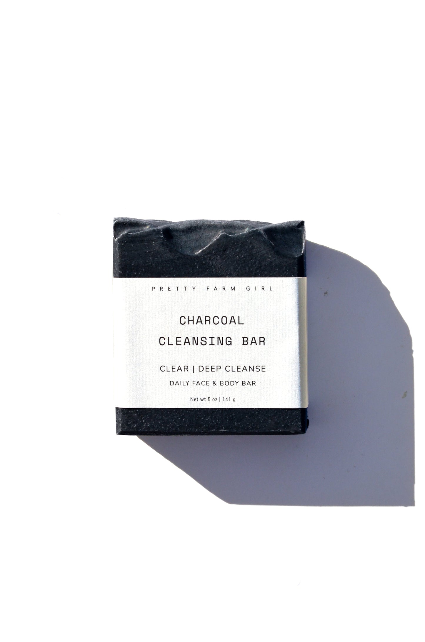 Clarifying Charcoal Bar -- Handmade Tallow Soap Bar