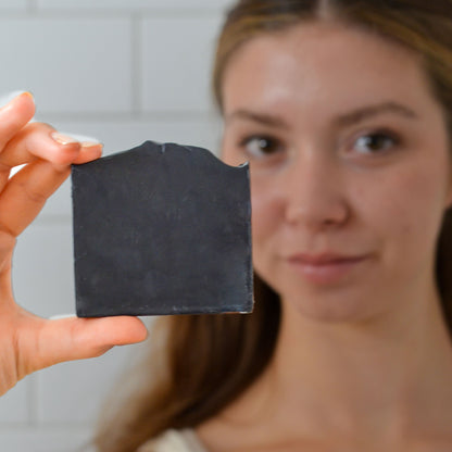 Clarifying Charcoal Bar -- Handmade Tallow Soap Bar