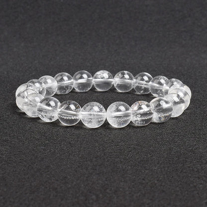 Clarity & Vibrancy Clear Quartz Bracelet – Beaded Bracelet