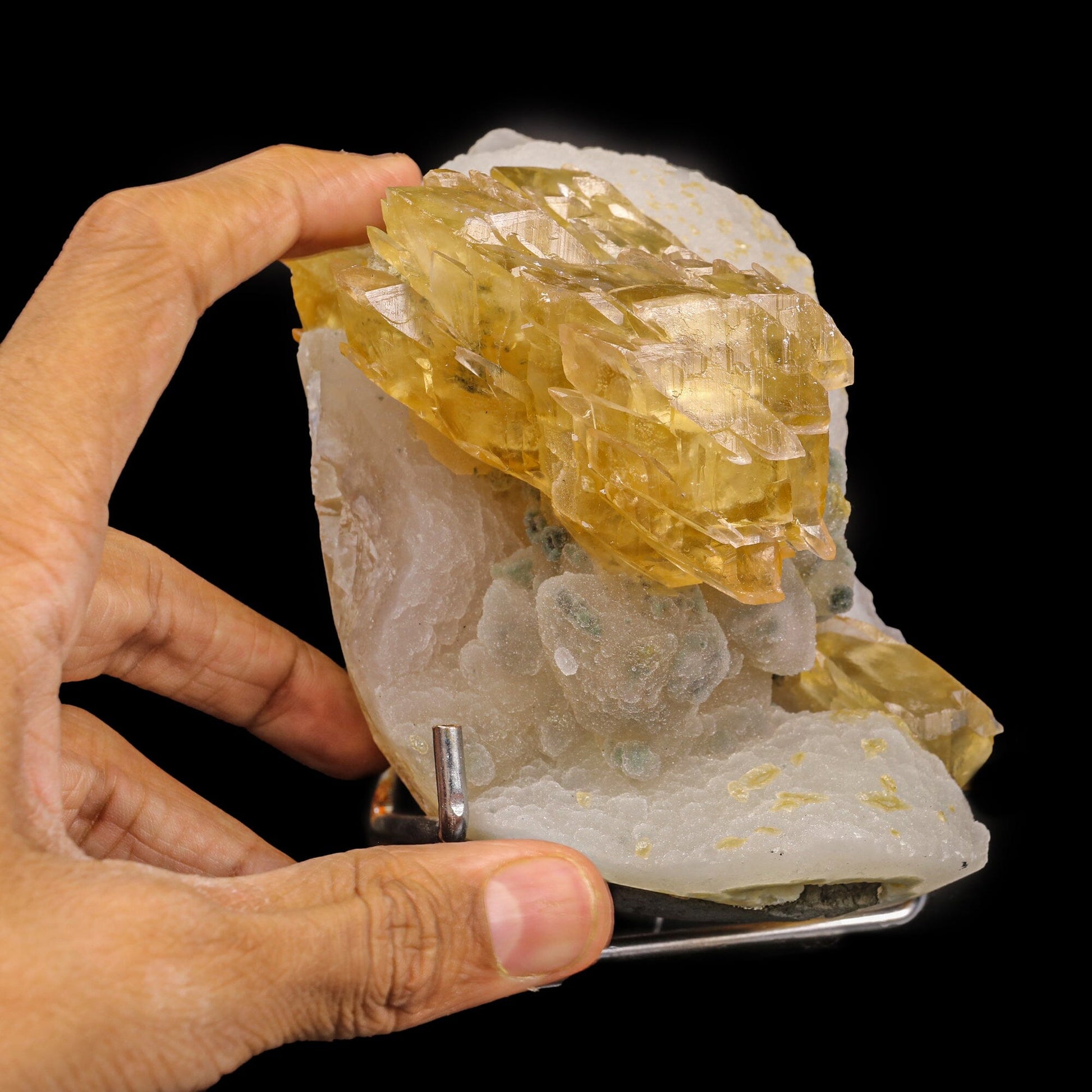 Coated Calcite Rare Find Natural Mineral Specimen – Calcite