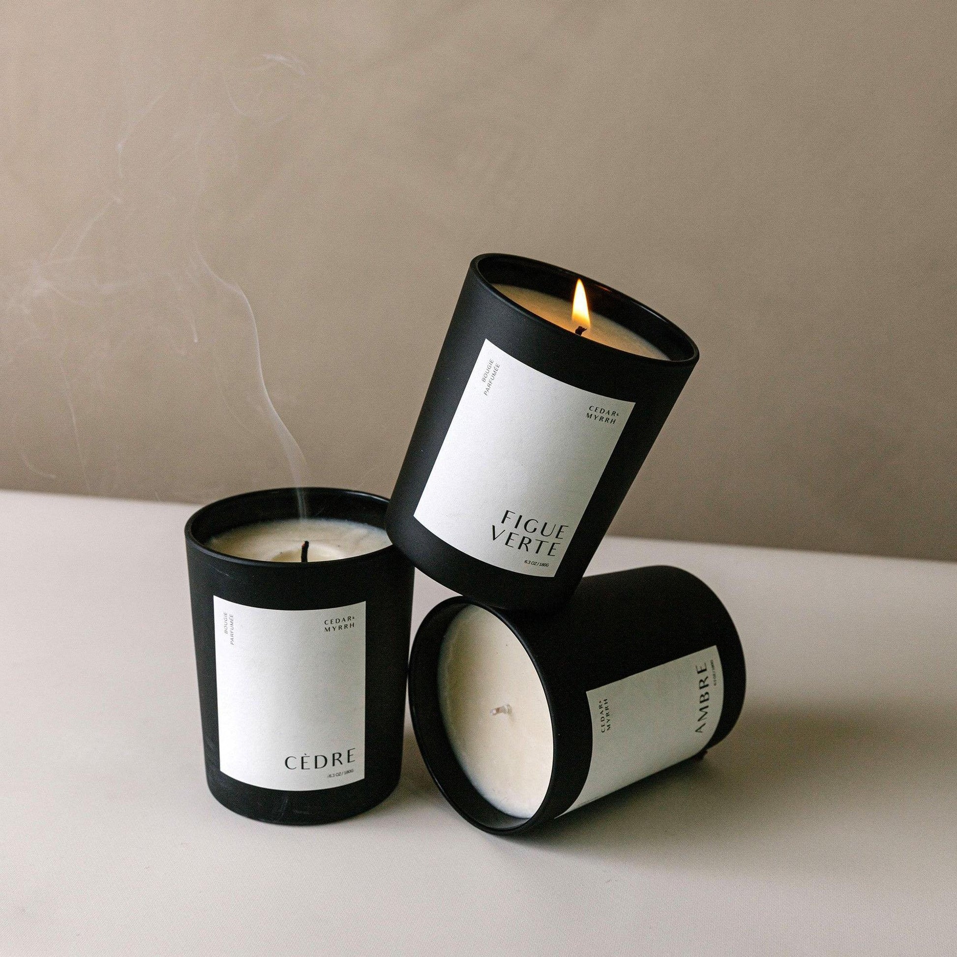 Bougie Parfumée Figue Verte – Candles