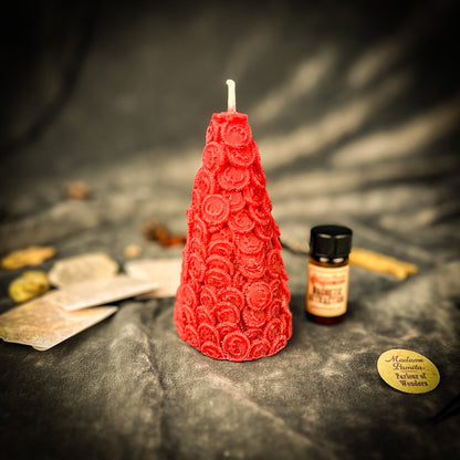 Money Attraction Candle Spell Kit - Prosperity Cone – Red (Generous Lover) Candle Spell Kit