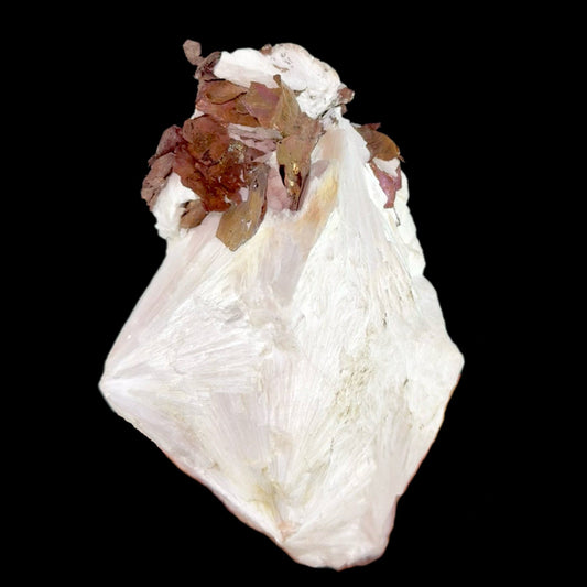 Copper on Scolecite | High Quality Mineral | Indian Minerals | Superb Minerals | Fine Mineral | Collectors Piece – Scolecite