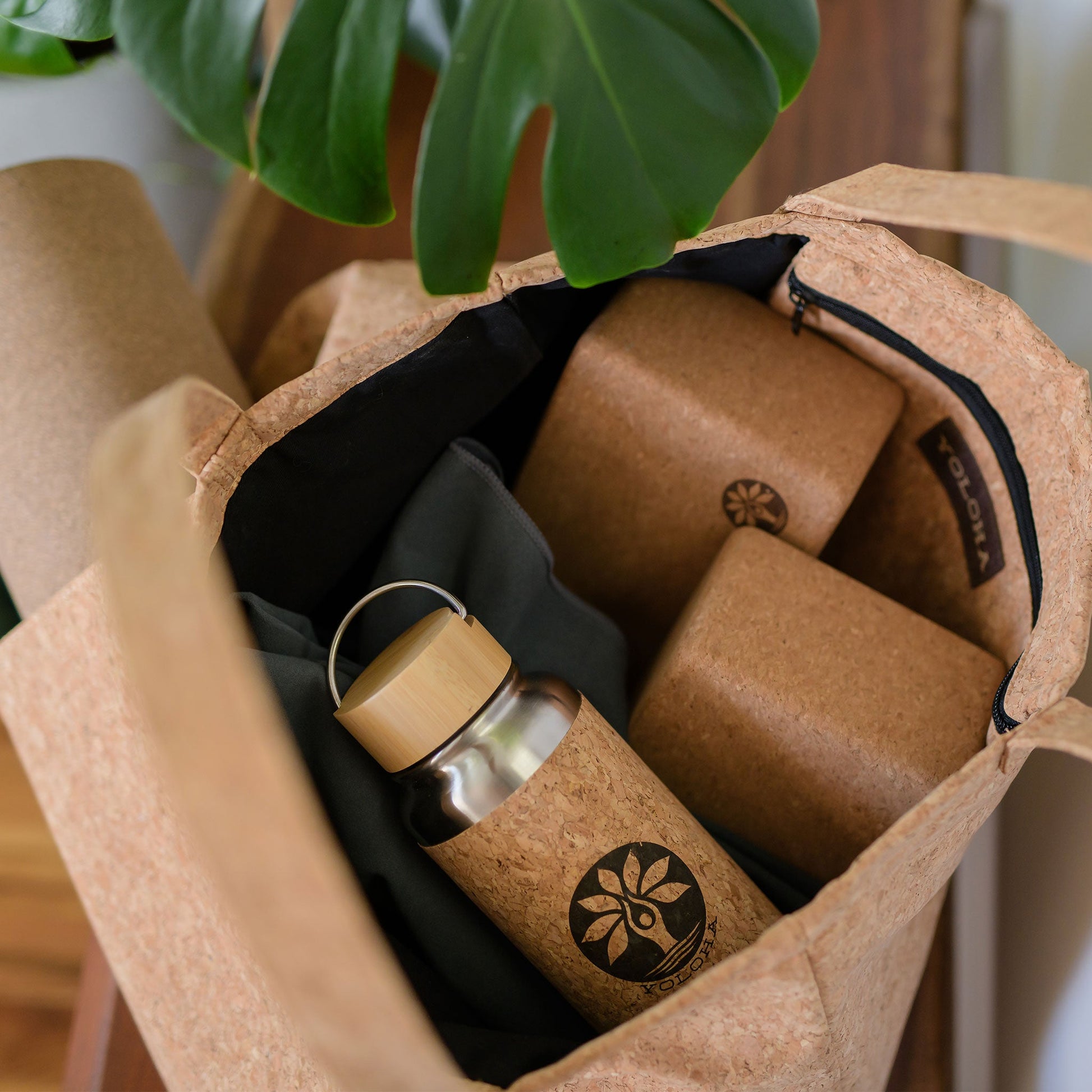 Cork Tote Bag – Yoga Mat Bags & Straps