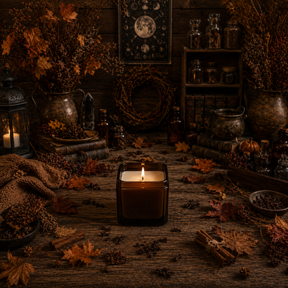 COUNTRY AUTUMN ---  8.5 oz Soy Jar Candle | Fall/Autumn | Moon Water Apothecary (Copy)
