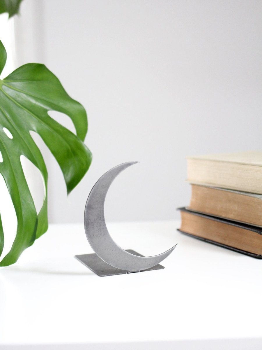Crescent Moon Bookend – Storefront